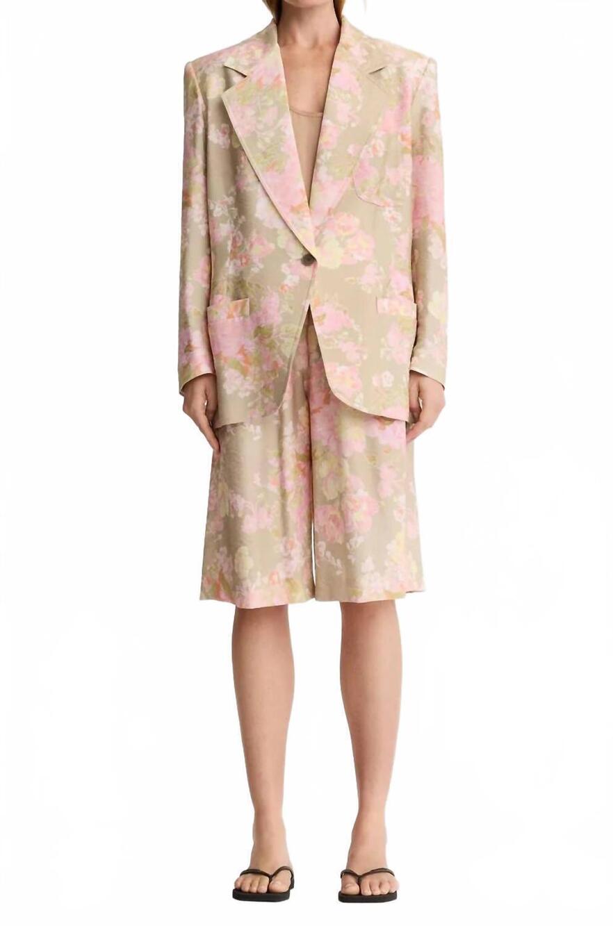 NEW SMYTHE notched lapel blazer in multi